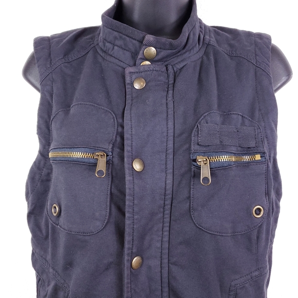 Sanctuary Black Zip Cargo Vest - Picture 3 of 9